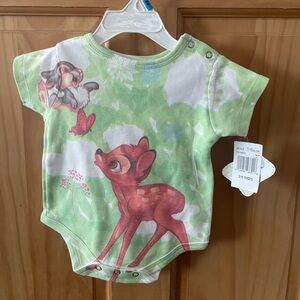 New With Tags, Disney Bambi Size 3/6 Months Onesie